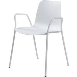 [en.casa] Kankaanpää White Kitchen Chair 80cm